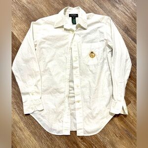 Classic Ralph Lauren white button down